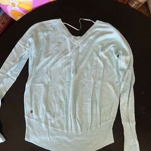 Cyan blue lululemon pullover
